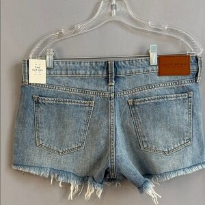 Lucky Brand Women's Light Blue Frayed Denim Shorts